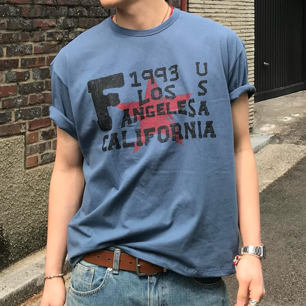 Street Fashion California - Camisetas Casuales con Estampado de California