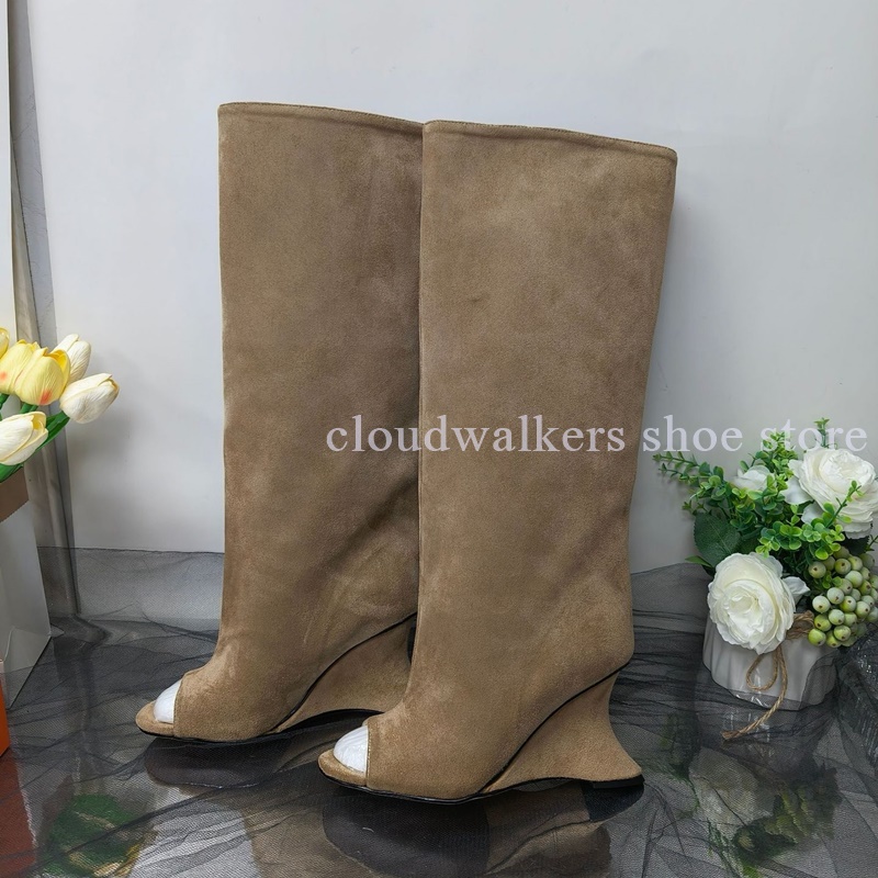 Street Fashion Walking - Nuevas botas hasta la rodilla de