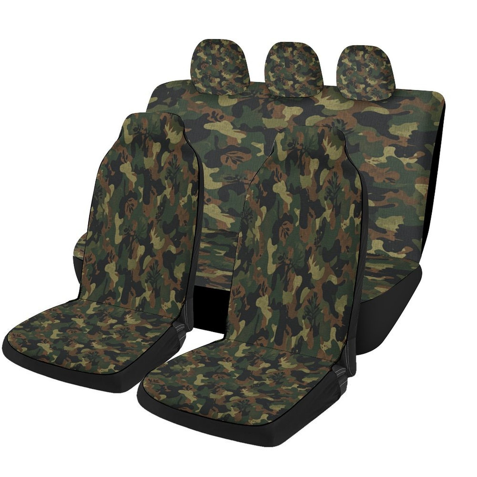 Camo Pattern Set - Juego de fundas para asientos de