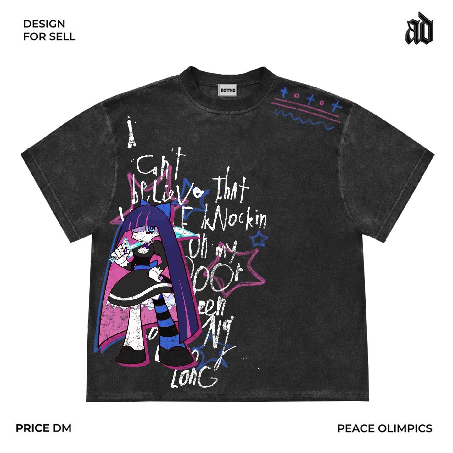 Street Fashion Anime - Nuevo ‌ ‌ Camiseta de manga