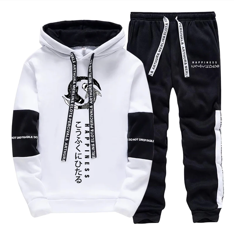 Street Fashion In China - Conjunto Deportivo para Hombre, con Estampado,