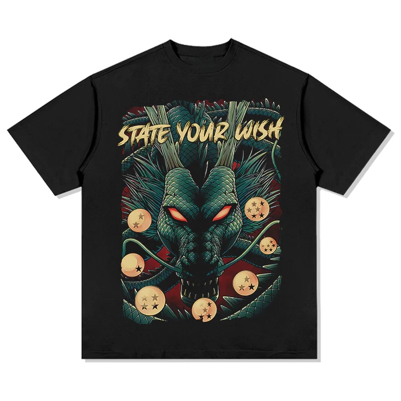 Street Fashion Anime - Camiseta de algodón con estampado de