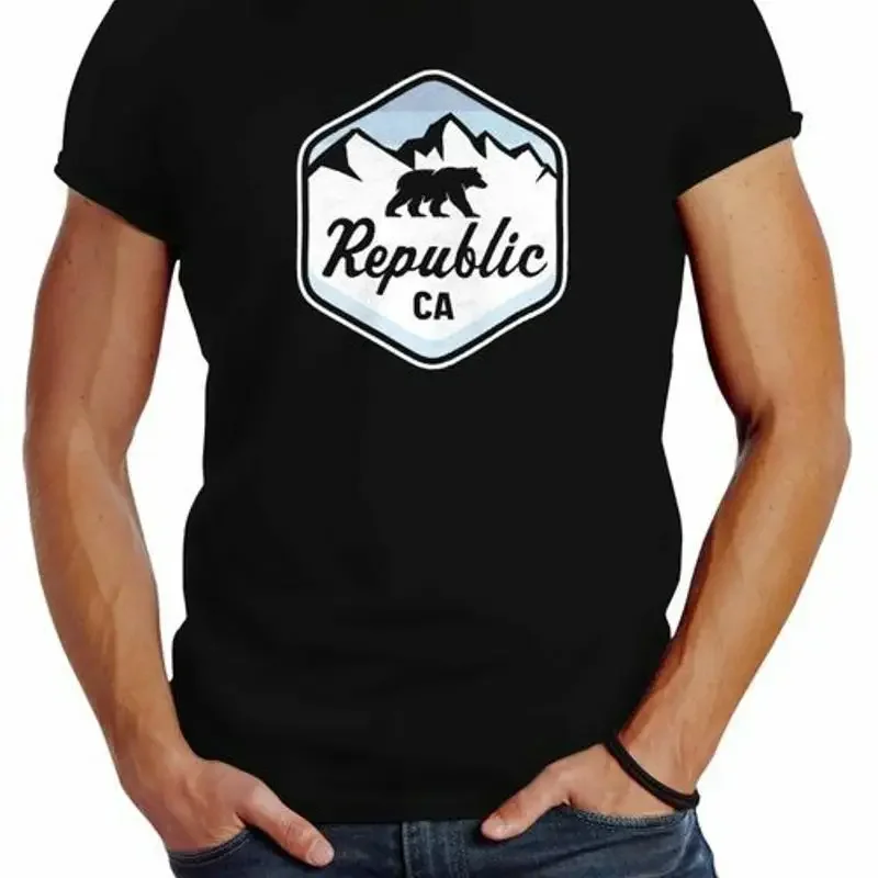 Street Fashion California - Camiseta de estilo urbano con el