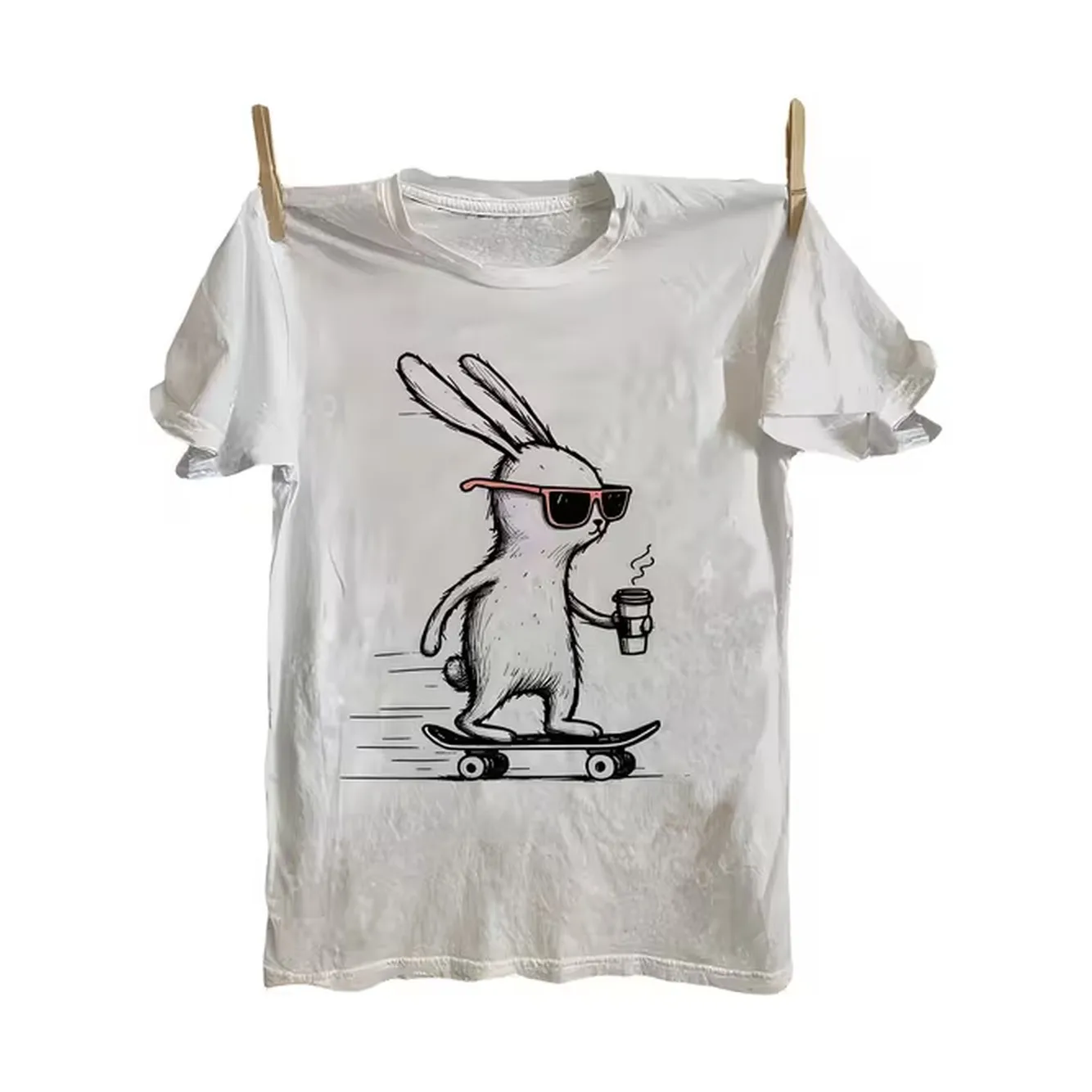 Street Fashion Anime - Camiseta para hombre, blanca, de algodón