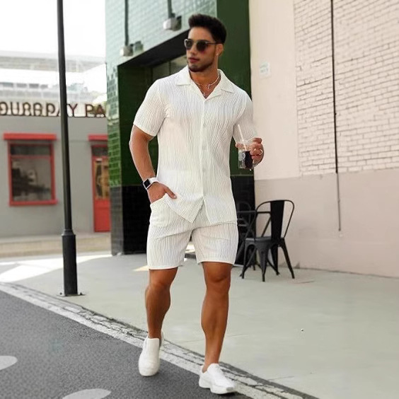 Conjunto de 2 Piezas para Homb - Street Fashion In China reseña y precio