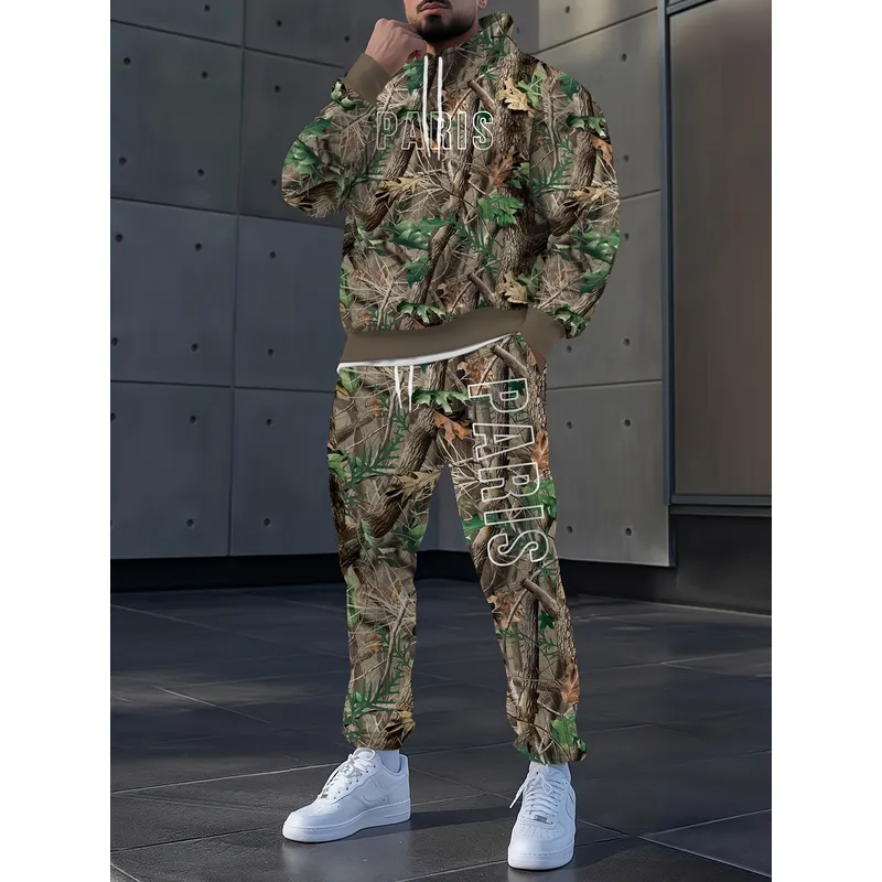 Conjunto de 2 Piezas para Homb - Camo Pattern Set reseña y precio