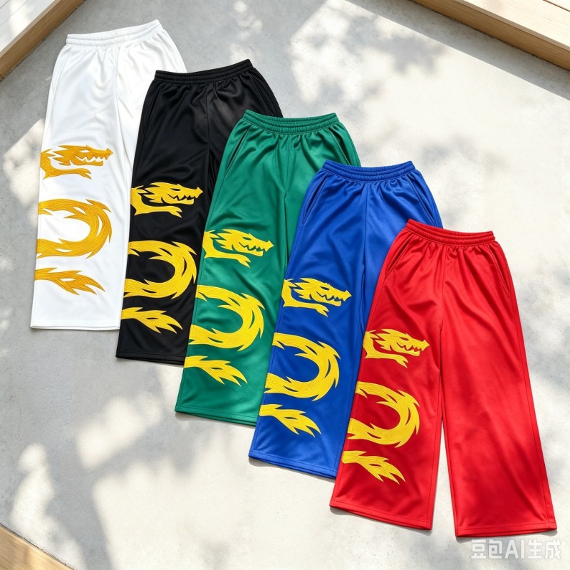 Pantalones Anchos con Estampad - Street Fashion Anime reseña y precio