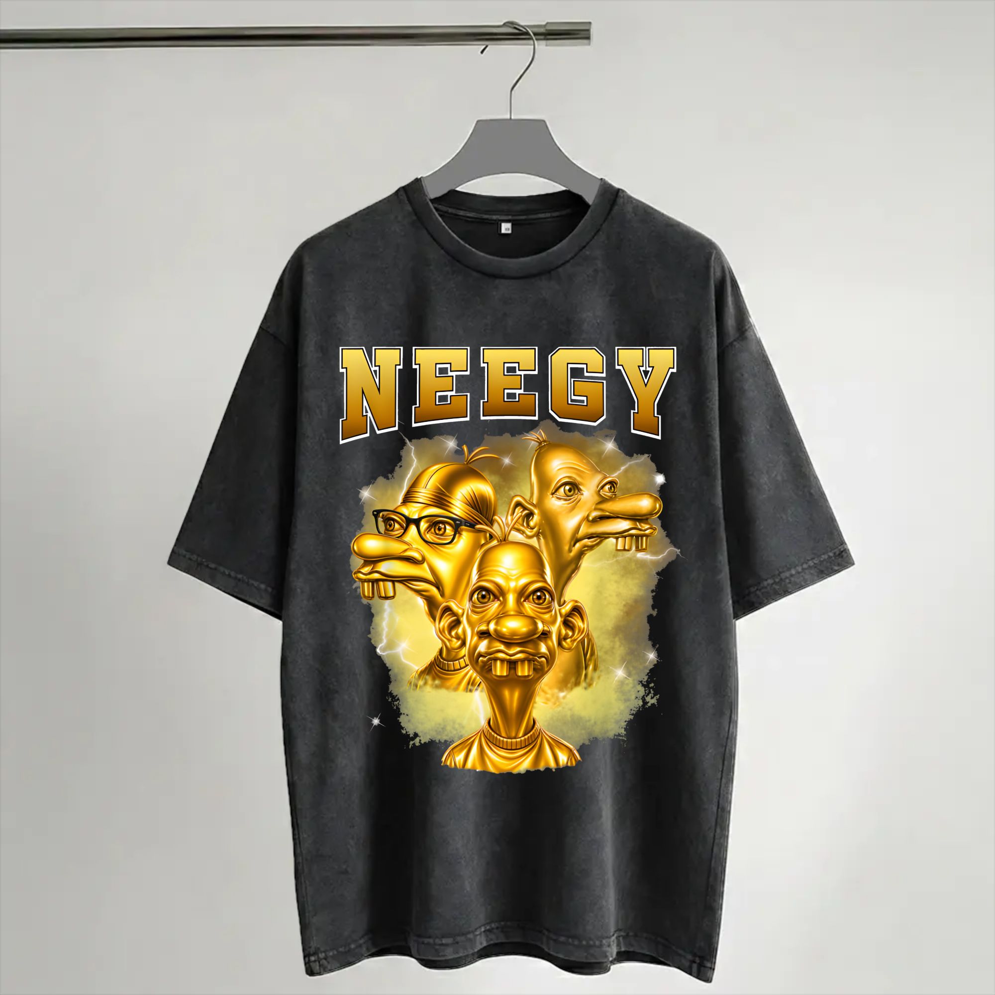 Camiseta Harajuku Lavada con D - Street Fashion Gen Z reseña y precio