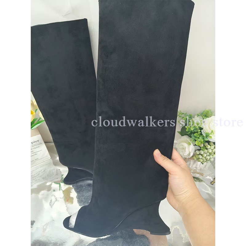 Nuevas botas hasta la rodilla  - Street Fashion Walking reseña y precio