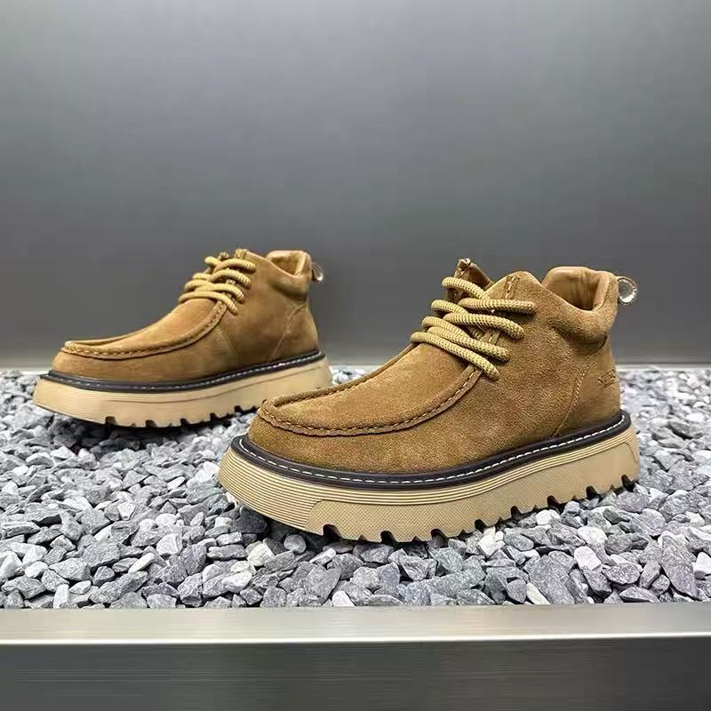 Botas de plataforma para hombr - Street Fashion Walking reseña y precio