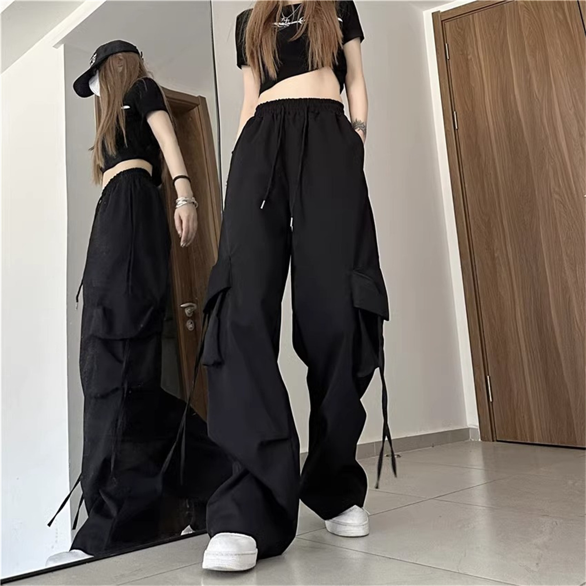 Pantalones Cargo de talla gran - Street Fashion Photography reseña y precio