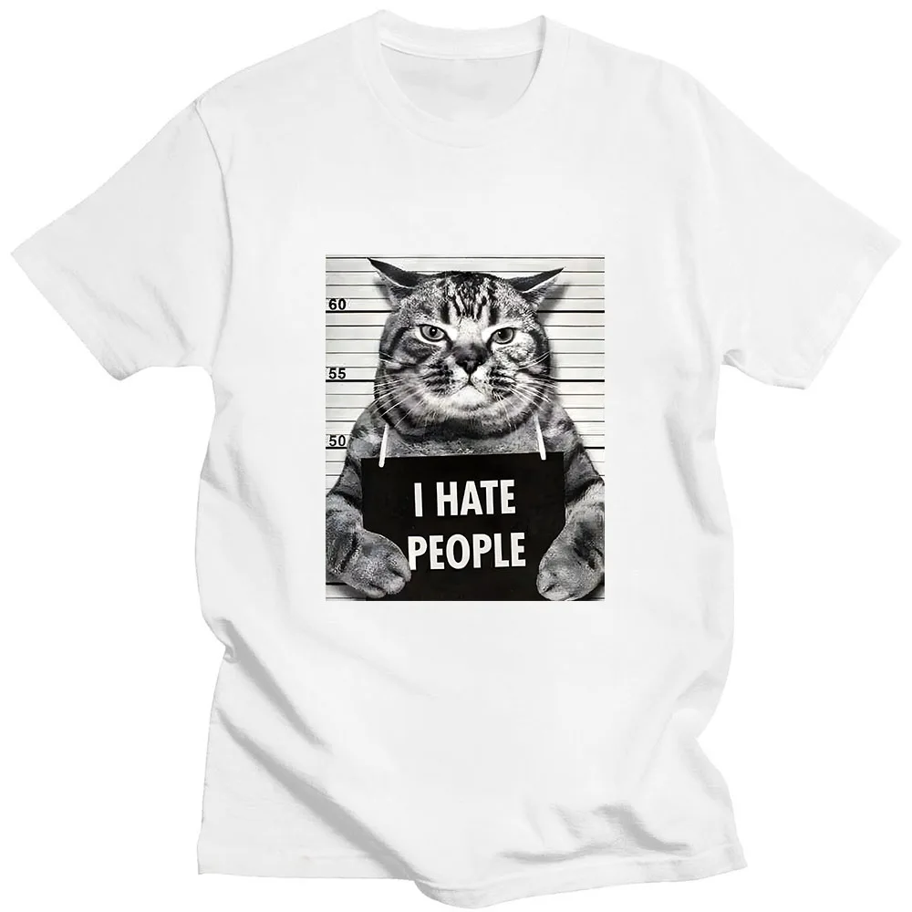 Camiseta con estampado de gato - Street Fashion Asian Men reseña y precio