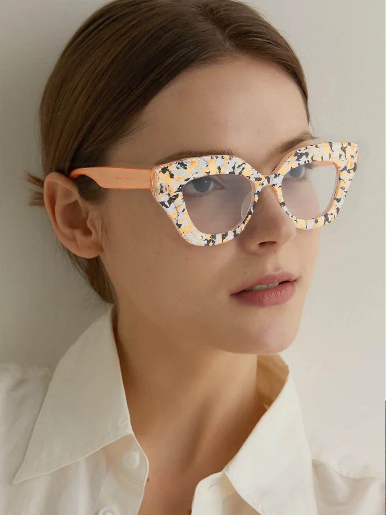 Gafas de montura grande con te - Street Fashion Show reseña y precio