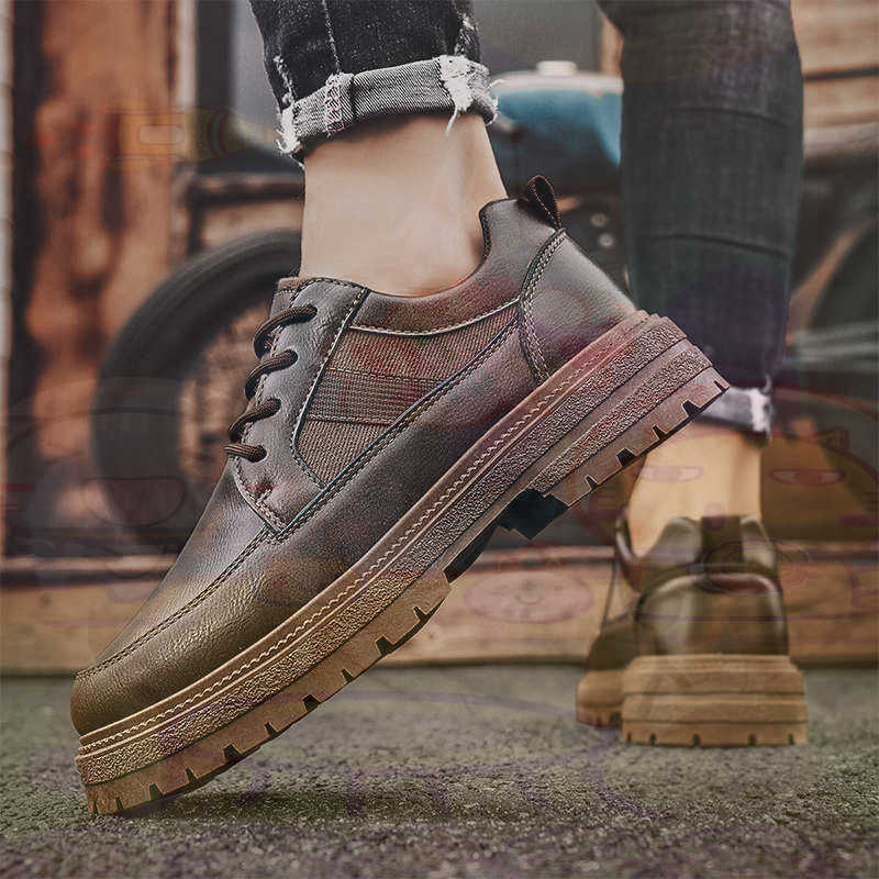 Zapatillas deportivas de cuero - Street Fashion Asian Men reseña y precio