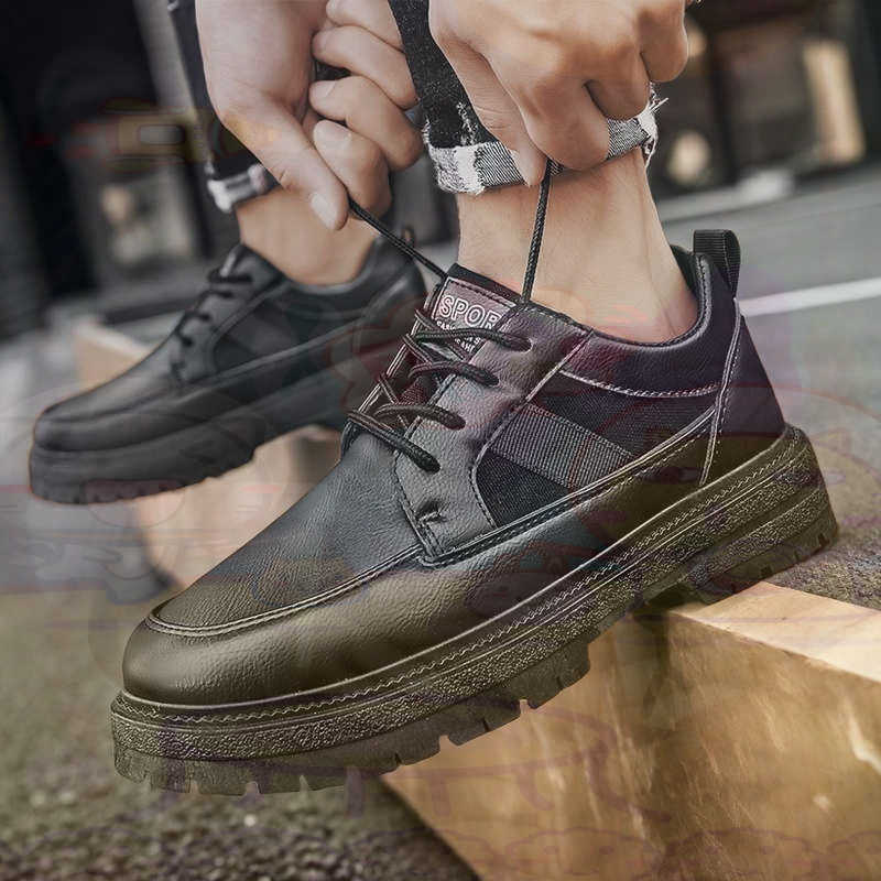 Zapatillas deportivas de cuero - Street Fashion Asian Men reseña y precio