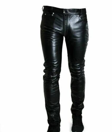 Pantalones Casuales de Cuero P - Street Fashion Anime reseña y precio