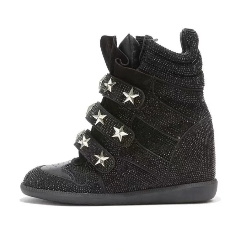 Botines de mujer con diamantes - Street Fashion Walking reseña y precio