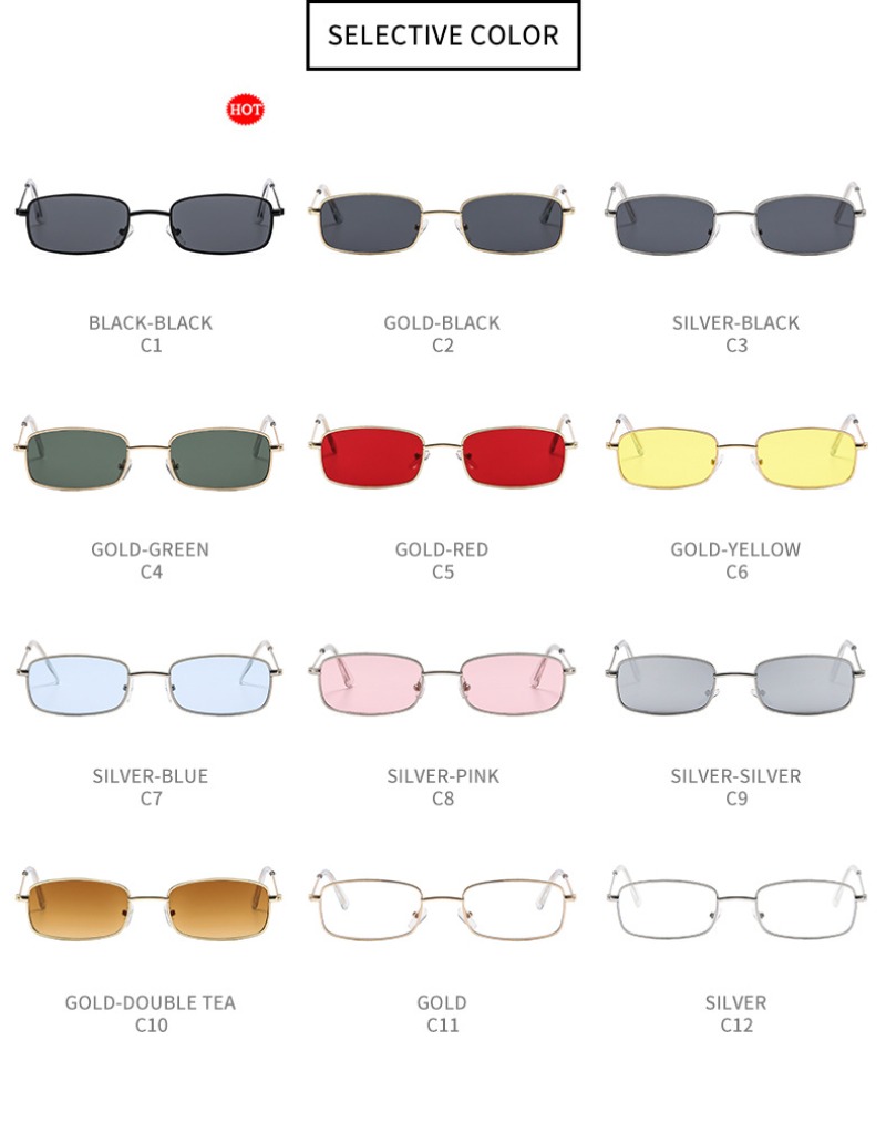 Nuevas Gafas de Sol Cuadradas  - Street Fashion Photography reseña y precio