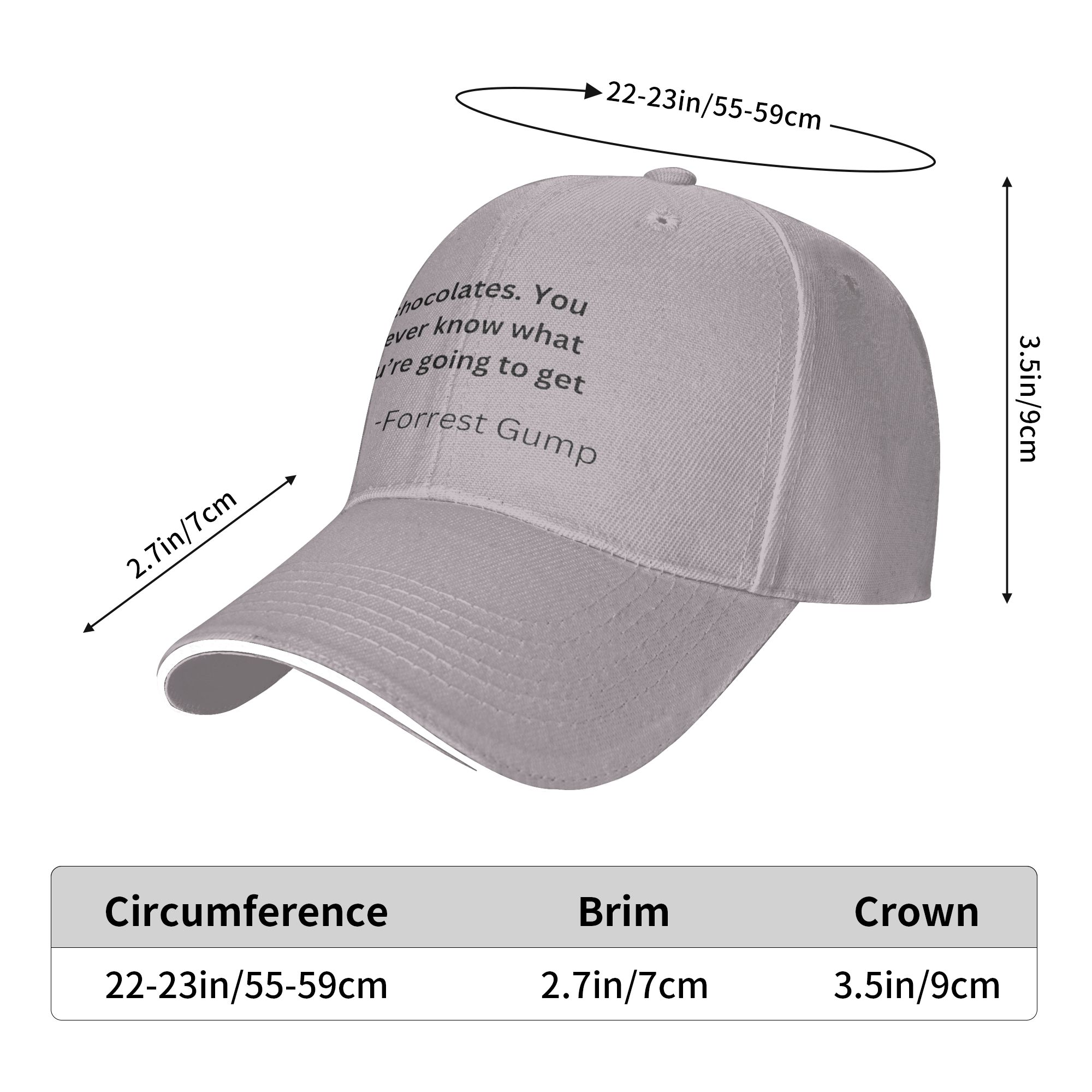 Gorra de Béisbol con Visera Cu - Street Fashion Quotes reseña y precio