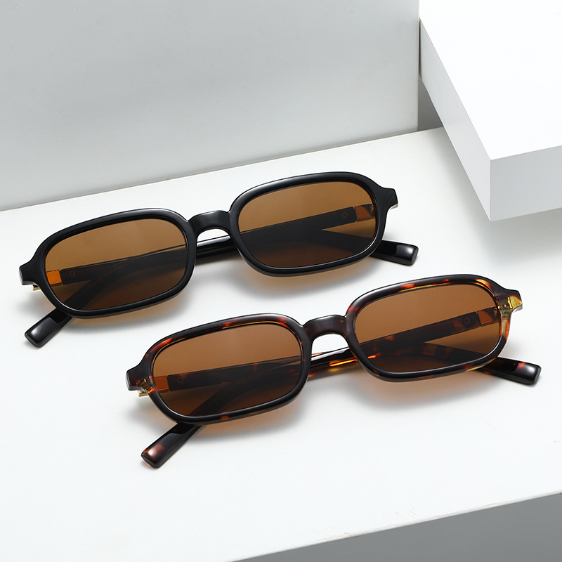 Nuevas gafas de sol cuadradas  - Street Fashion Photography reseña y precio