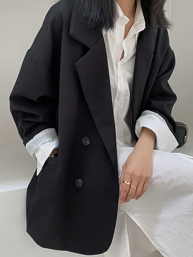 Blazer marrón Vintage para muj - Street Fashion Official reseña y precio