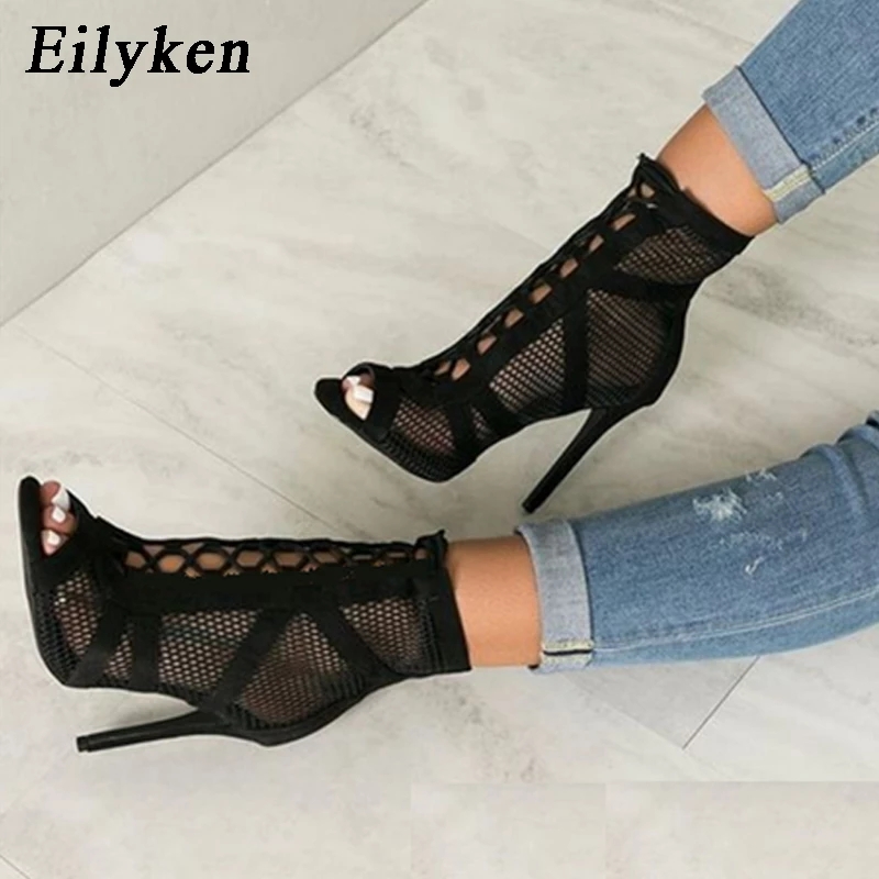 Eilyken-Botas de tacón alto co - Street Fashion Show reseña y precio