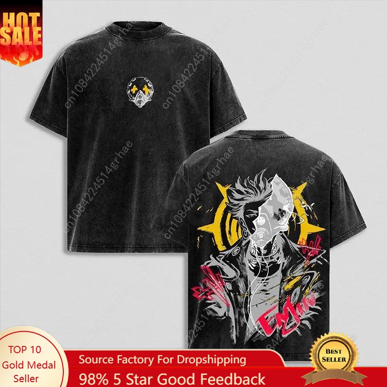 Camiseta Vintage de Anime Gach - Street Fashion Anime reseña y precio