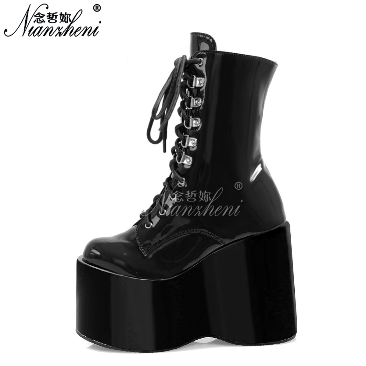 Botas de tacón alto de 12 cm c - Street Fashion Show reseña y precio